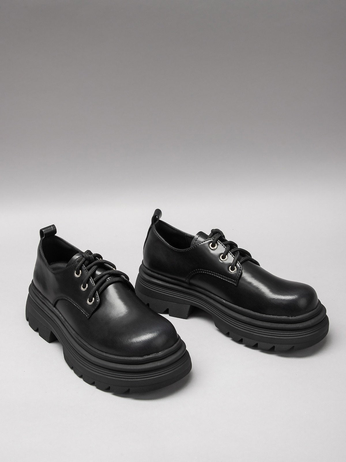 Women's leather casual shoes-1