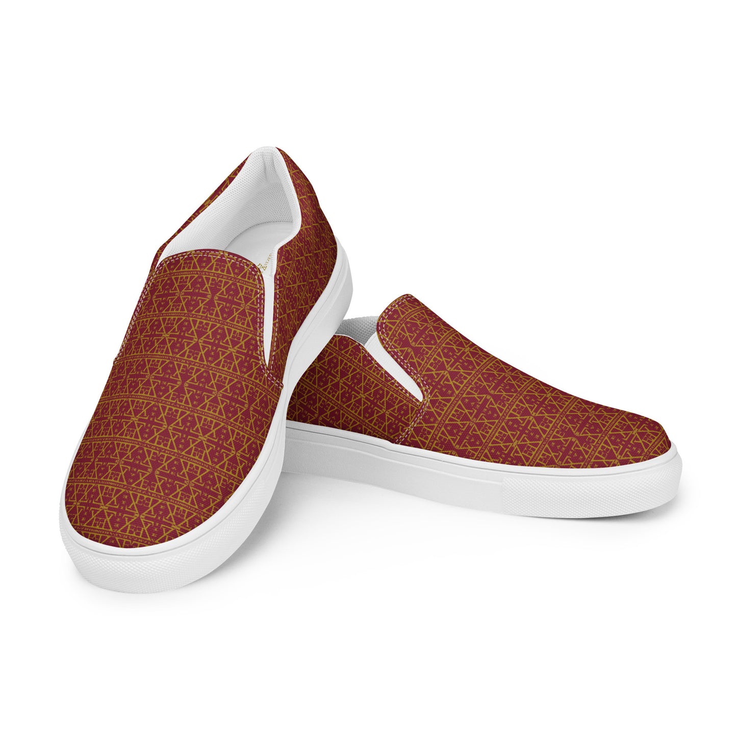 Burgundy Women's Slip on shoes-12