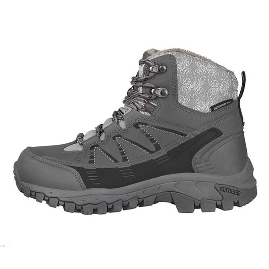 Hiking Shoes Waterproof Mountain Keep Warm Non-slip PU Leather Snow Mountain Hunting Shoes Outdoor Fashion Winter-0
